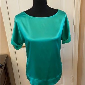 WHBM Green Blouse